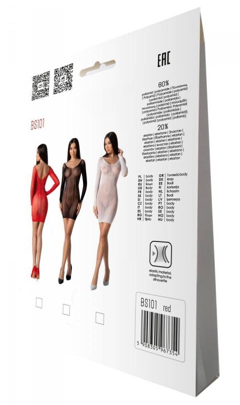 SO8945 Бодістокінг Passion BS101 red