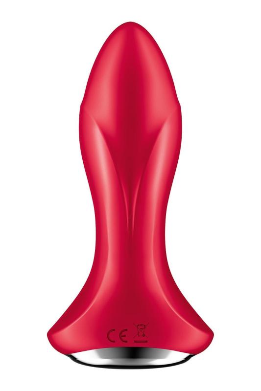 SO6277 Анальна смарт-вібропробка із перлинним масажем Satisfyer Rotator Plug 1+ Red