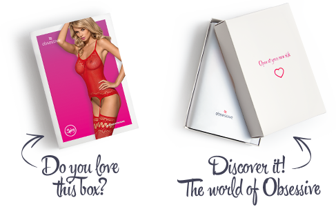 SO7225 Бодистокинг Obsessive Bodystocking F214 red S/M/L, имитация корсета и чулок на подвязках