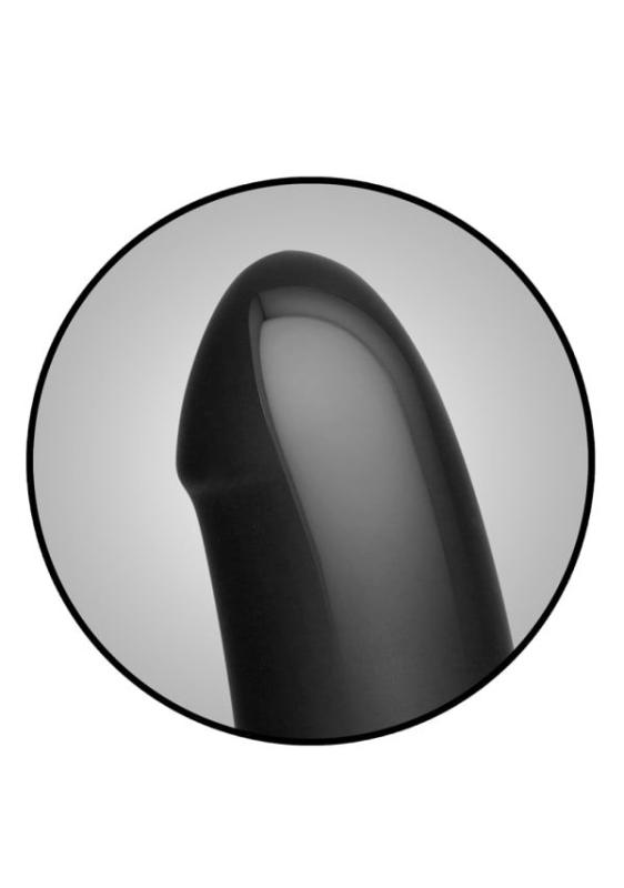 SO4020 Анальний плаг з ділдо Doc Johnson Kink - Dual Density SECONDSKYN Fuck Plug - Black