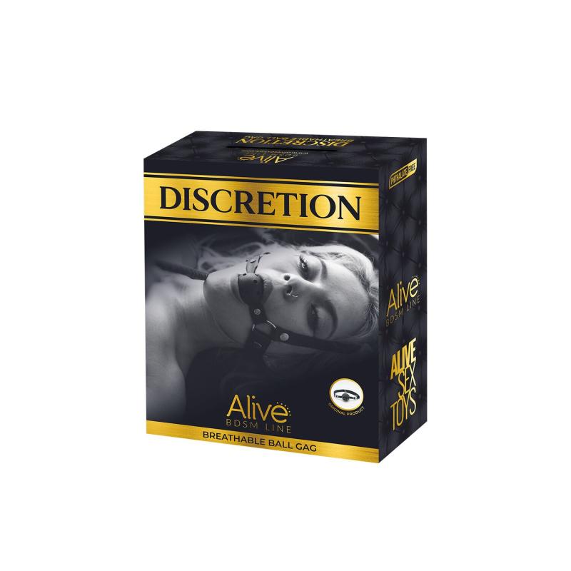 SO5996 Повітропроникний кляп Alive Discretion Red