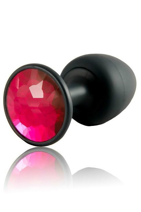 MD1335 Анальна пробка Dorcel Geisha Plug Ruby XL з кулькою всередині, створює вібрації, макс діаметр 4,5 см