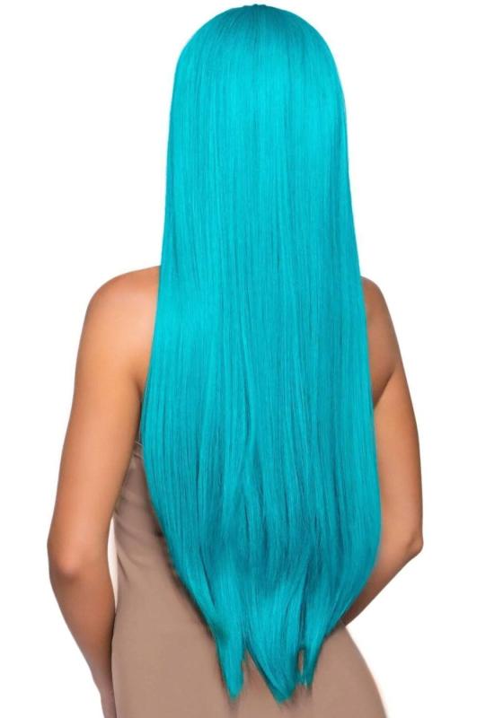 SO8591 Перука Leg Avenue 33″ Long straight center part wig turquoise
