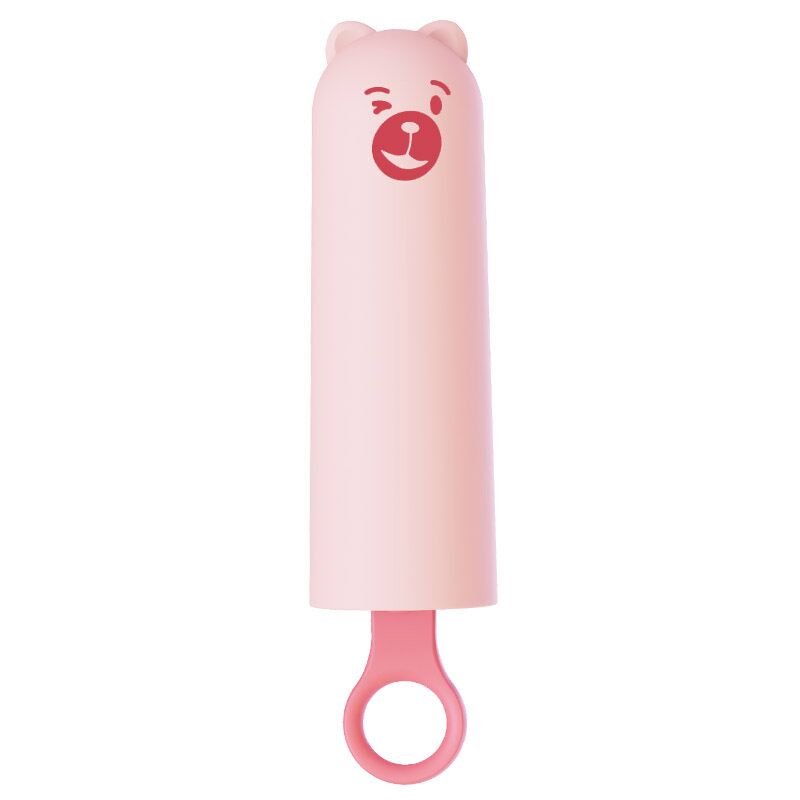 SO6547 Вібратор CuteVibe Teddy Pink (Black Dildo), реалістичний вібратор під виглядом морозива