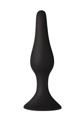 Анальна пробка з присоскою MAI Attraction Toys №35 Black, довжина 15,5 см, діаметр 3,8см