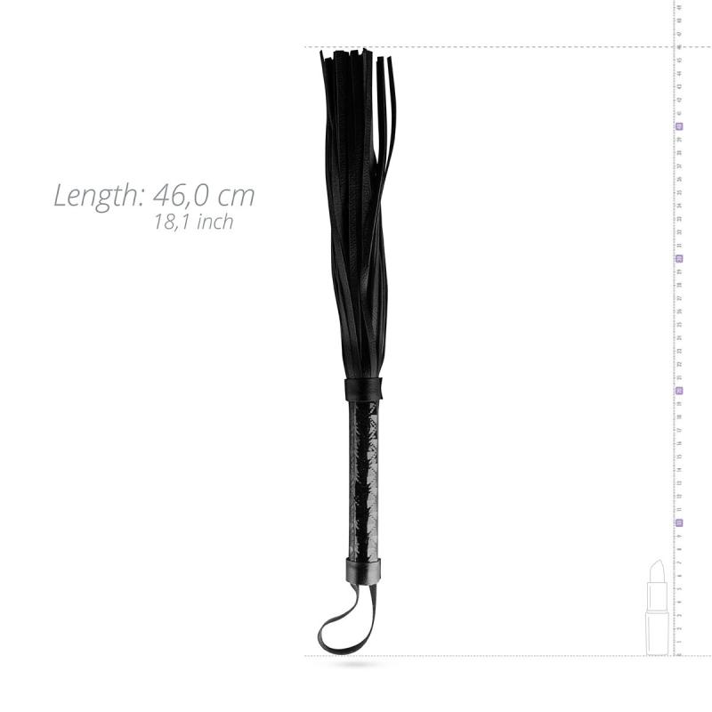 SO5125 Батіг-флогер Whipped - Beat It Flogger - Black, екошкіра