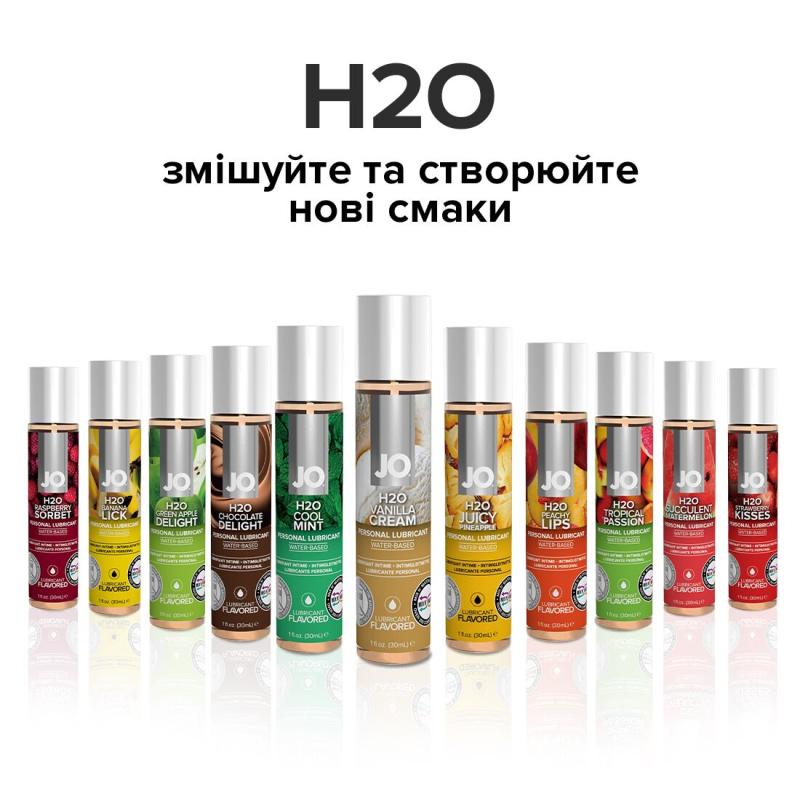 SO1778 Смазка на водной основе System JO H2O — Vanilla Cream (120 мл) без сахара, растительный глицерин