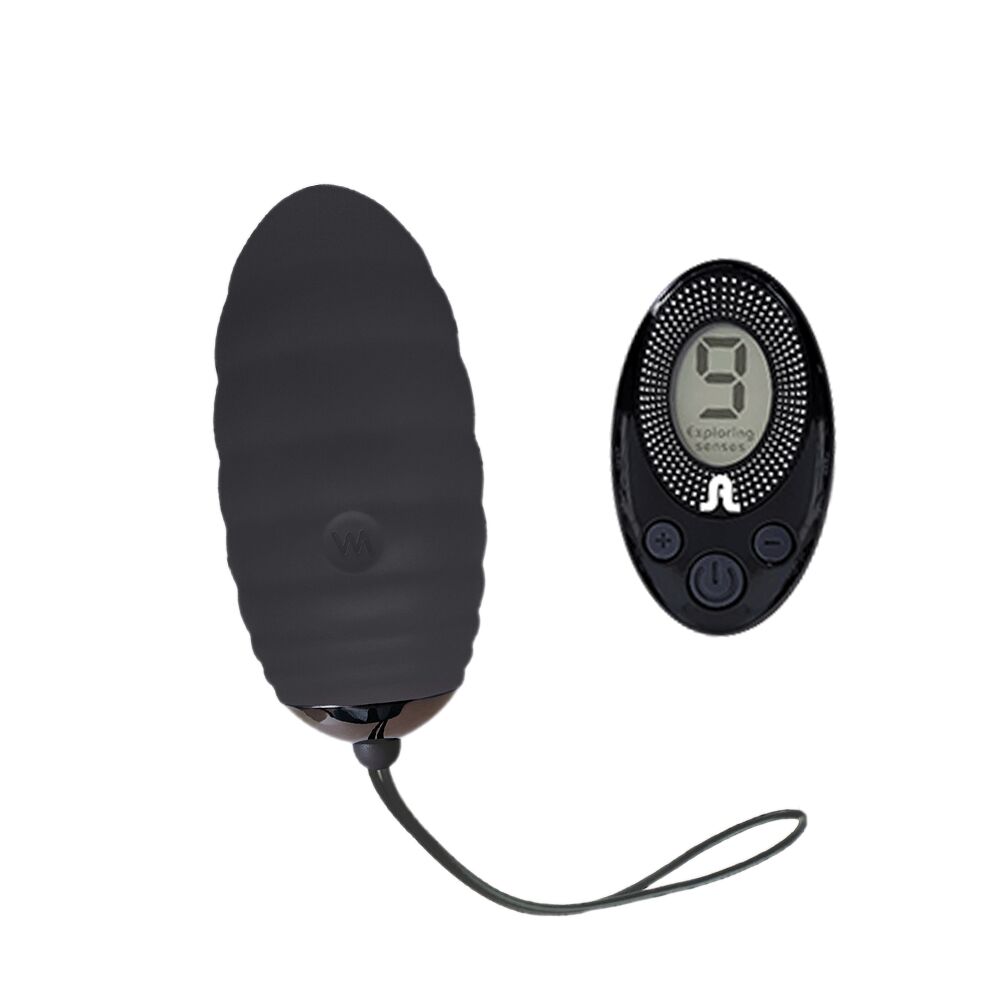 AD40739 Виброяйце Adrien Lastic Ocean Breeze Black з пультом ДК
