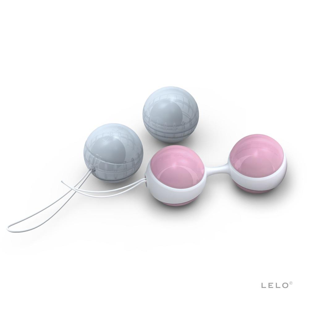 SO8083 Набір вагінальних кульок LELO Beads Mini, діаметр 2,9 см, змінне навантаження, 2х28 та 2х37 г