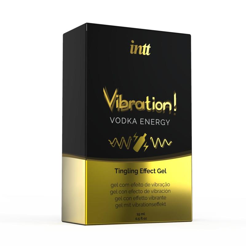 SO2919 Рідкий вібратор Intt Vibration Vodka (15 мл), густий гель, дуже смачний, діє до 30 хвилин