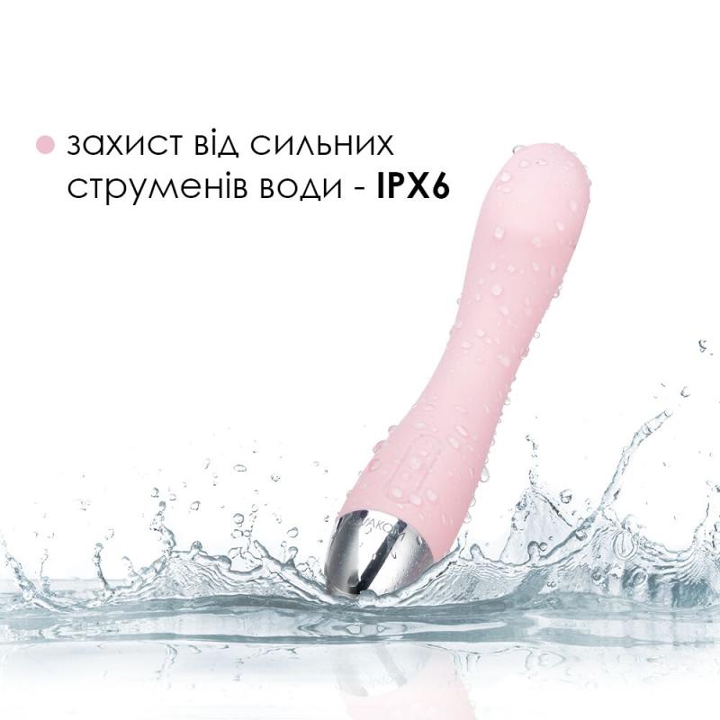 SO4823 Вибратор для точки G с интеллектуальным режимом Svakom Amy Pale Plink