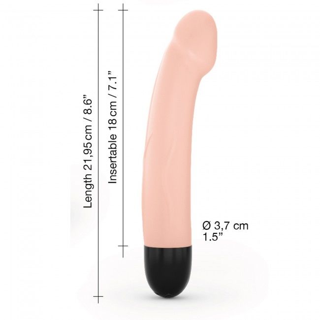 SO3819 Вібратор Dorcel Real Vibration M Flesh 2.0, діаметр 3,7см, перезаряджається, для точки G