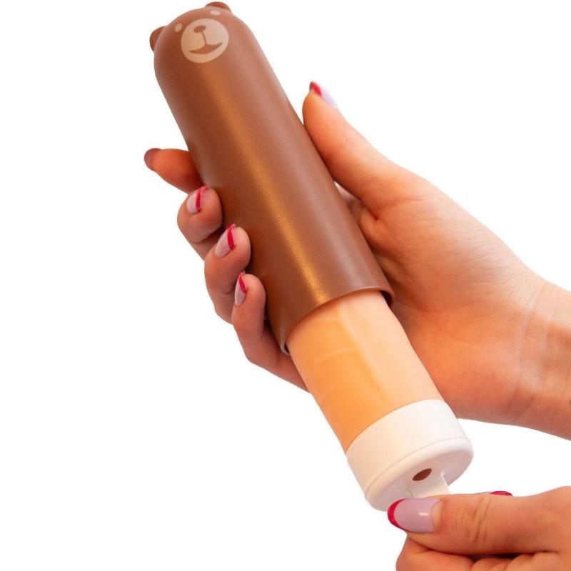 SO3623 Вібратор KISTOY Mr.Ted, реалістичний вібратор під виглядом морозива, діаметр 4,3 см