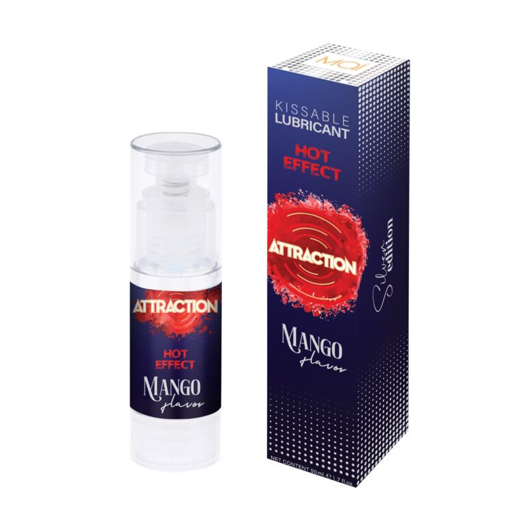 SO6052 Смазка для орального секса с согревающим эффектом MAI Attraction Heat Mango (50 мл)