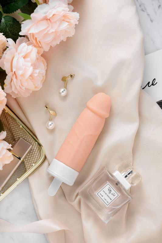 SO3623 Вібратор KISTOY Mr.Ted, реалістичний вібратор під виглядом морозива, діаметр 4,3 см