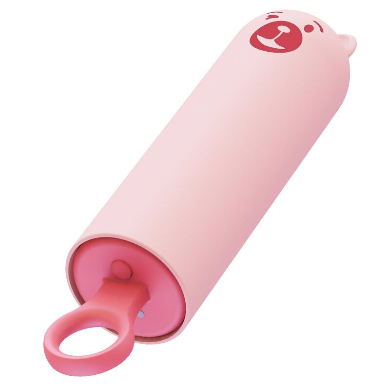 SO6547 Вібратор CuteVibe Teddy Pink (Black Dildo), реалістичний вібратор під виглядом морозива
