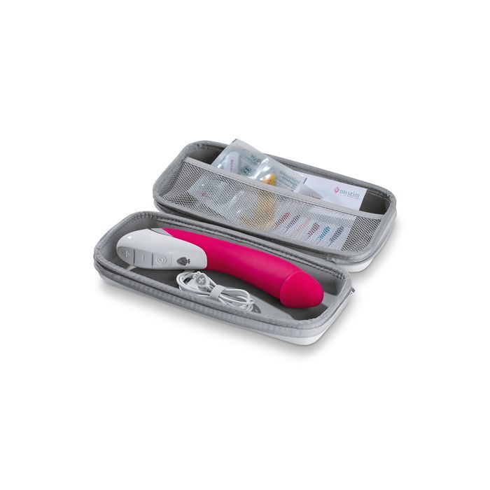 SO2986 Потужний вібратор Mystim Terrific Truman Pink з двома моторами і вираженою головкою