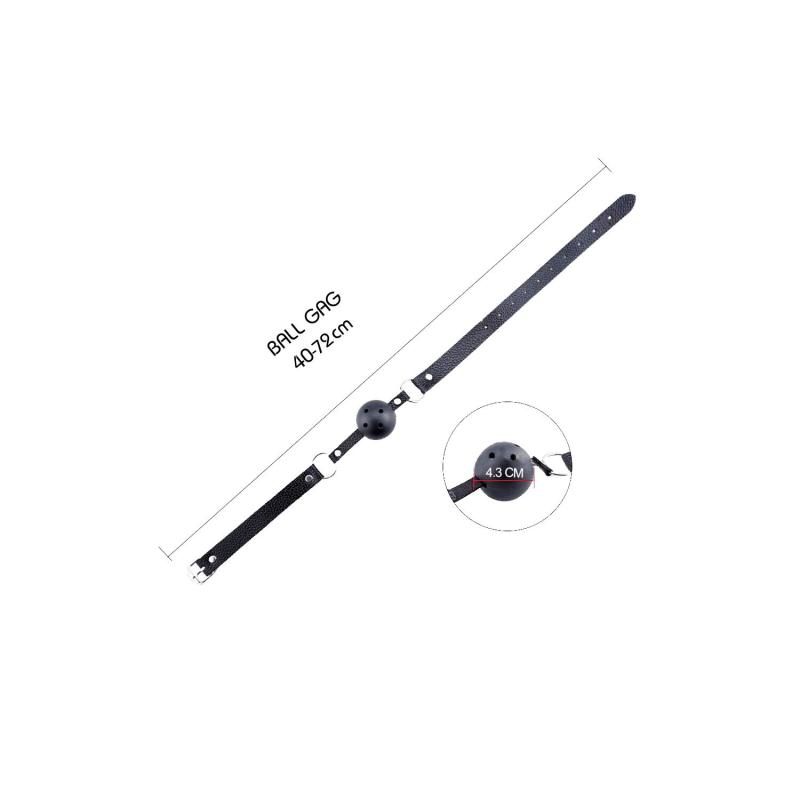 SO5997 Повітропроникний кляп Alive Discretion Black