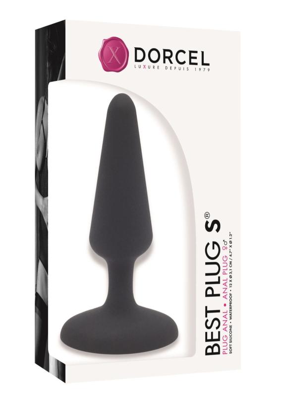SO2047 Анальна пробка Dorcel Best Plug S м'який soft-touch силікон, макс. діаметр 3,1см