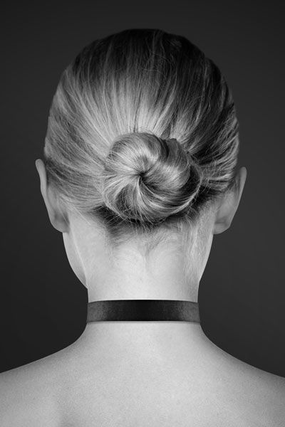 SO1883 Чокер с замочком-сердечком Bijoux Pour Toi - HEART LOCK Black, экокожа