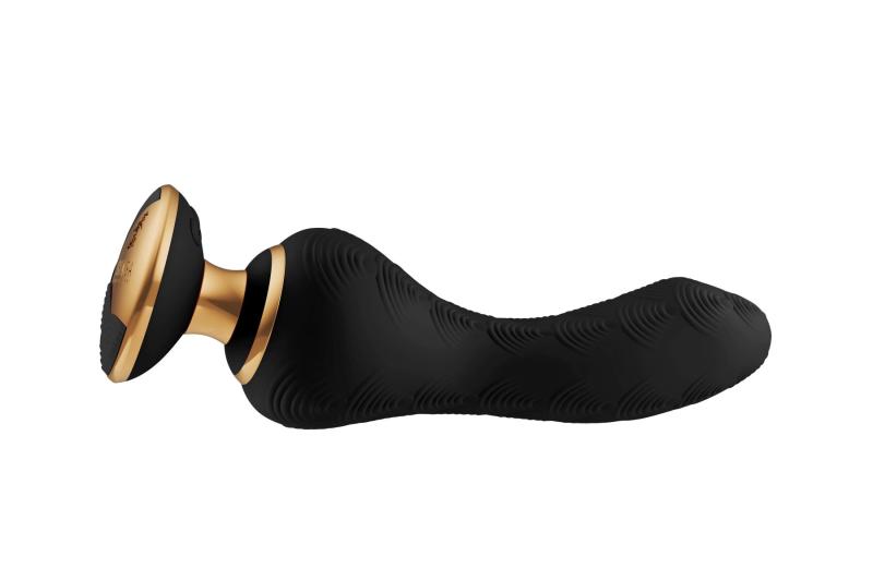 SO6905 Вібратор для точки G Shunga Sanya Black, гнучкий стовбур