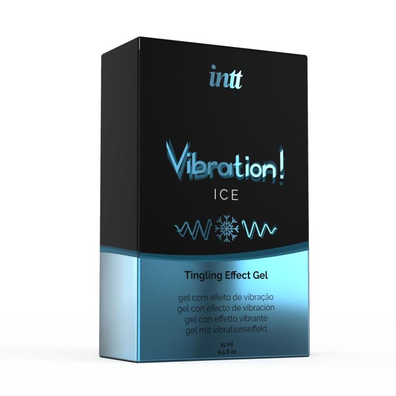 SO2920 Рідкий вібратор Intt Vibration Ice (15 мл), густий гель, дуже незвичайний, діє до 30 хвилин