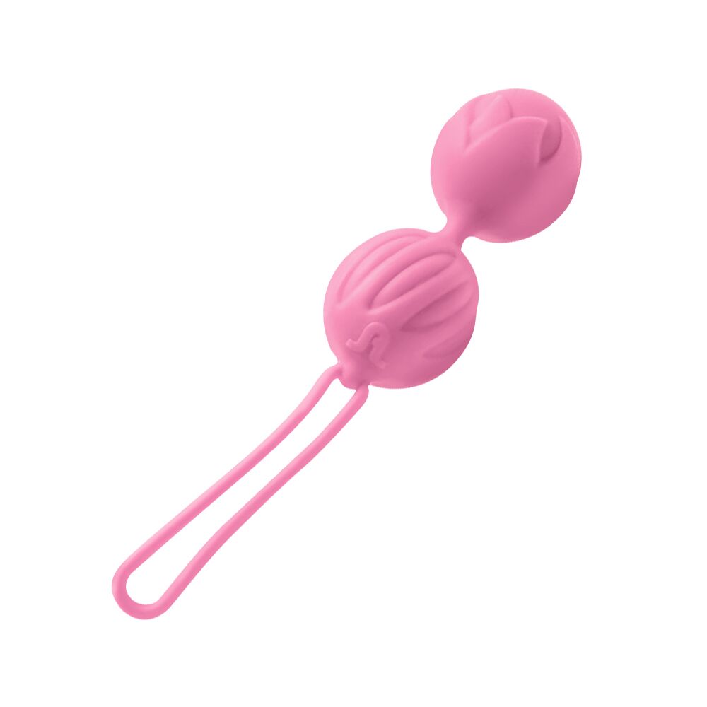 AD40301 Вагінальні кульки Adrien Lastic Geisha Lastic Balls BIG Pink (L), діаметр 4 см, вага 90 гр