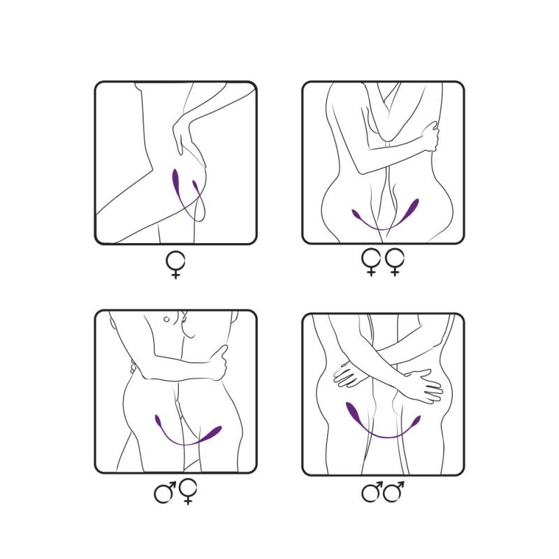 AD108216 Вібратор двосторонній Adrien Lastic AD-2 з пультом LRS