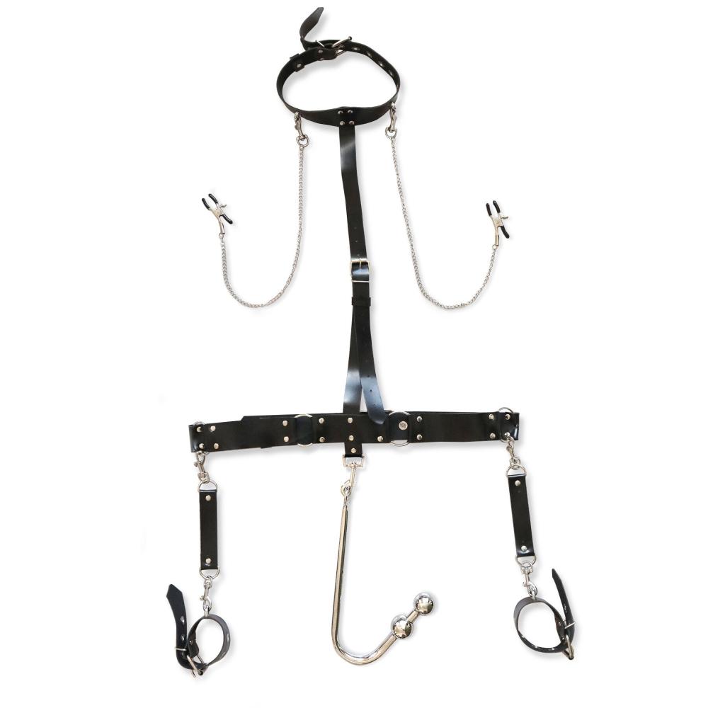 SO8292 Бондажный набор с металлическим анальным крюком №3 Art of Sex Bridget Bondage set with anal hook №3