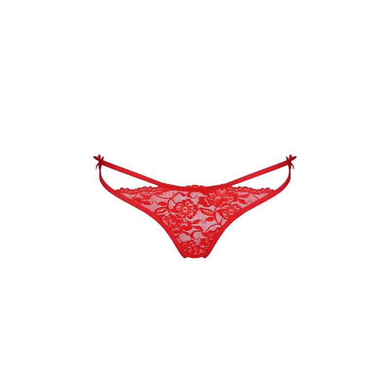 PS26703 Трусики на зав'язочках з боків WARDA THONG red XXL/XXXL - Passion Exclusive