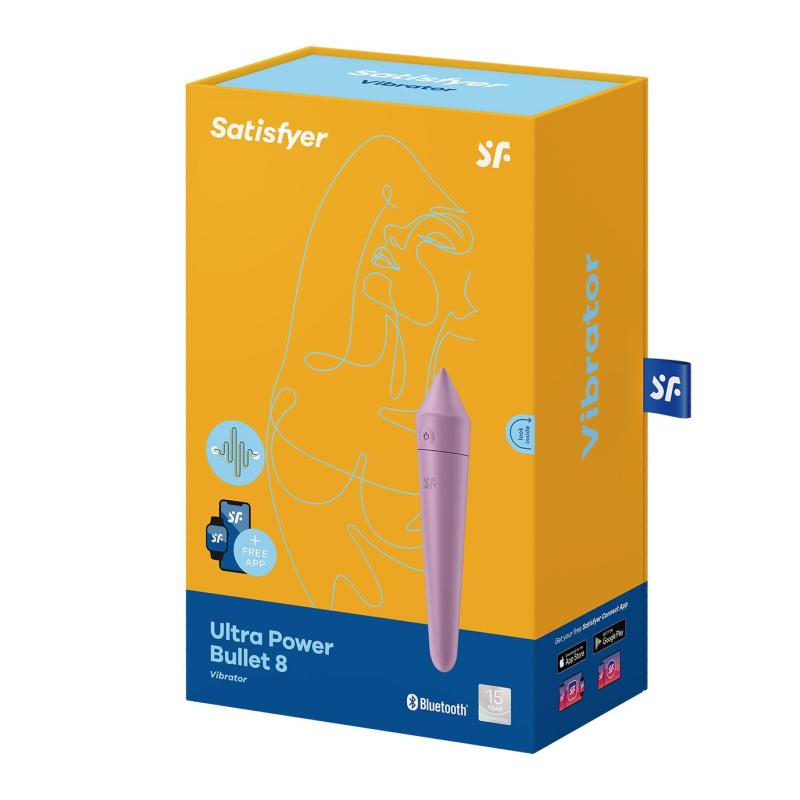 SO5438 Смарт-мінівібратор Satisfyer Ultra Power Bullet 8 Lilac