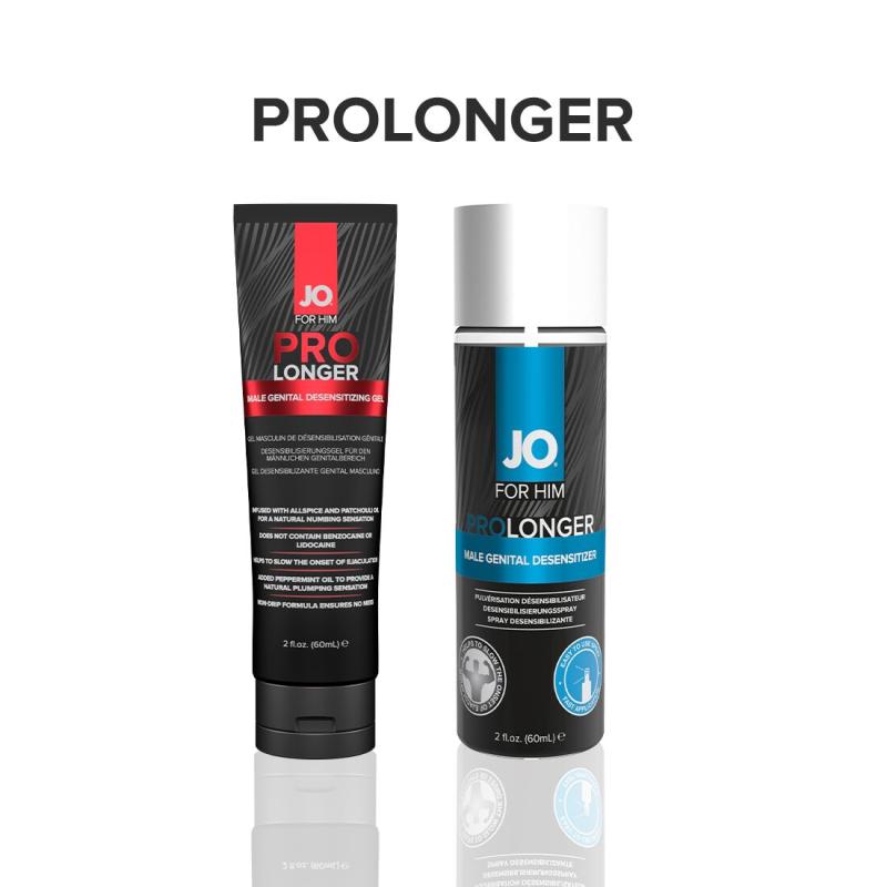 SO1834 Пролонгер гель System JO Prolonger Gel (60 мл) з олією перцевої м’яти, гвоздикового перцю та пачулів