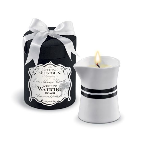 SO3143 Массажная свечa Petits Joujoux - Waikiki Beach - Coconut and Pineapple (190 г) роскошная упаковка