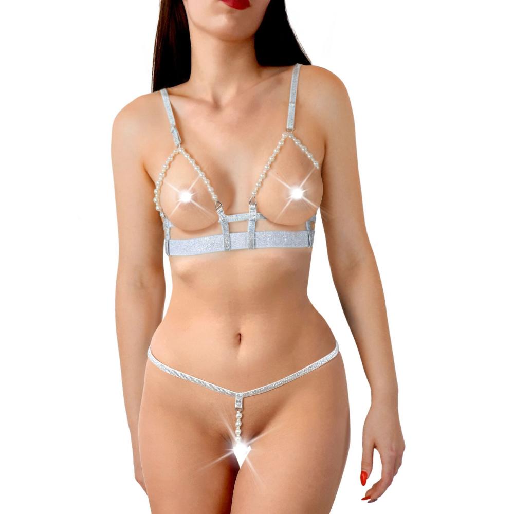 SO7762 Сексуальний набір білизни Art of Sex - Sweet Angel, розмір L-2XL, колір білий