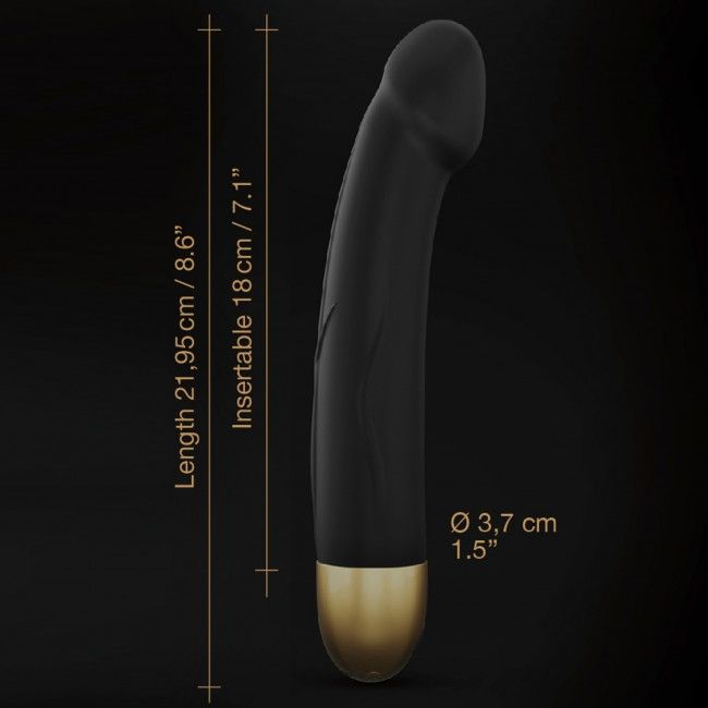 SO3820 Вібратор Dorcel Real Vibration M Gold 2.0, діаметр 3,7см, перезаряджається, для точки G