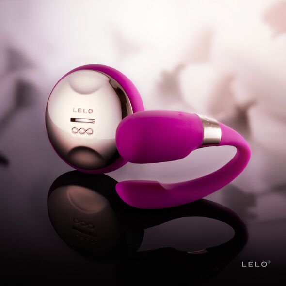 SO8116 Вібратор для пар LELO Tiani 3 Deep Rose, 2 мотори, пульт ДК