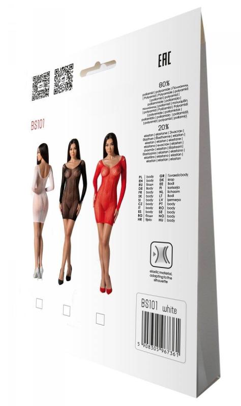 SO8946 Бодистокинг Passion BS101 white