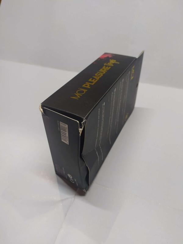 SO4635-R Металева анальна пробка з рожевим кристалом MAI Attraction Toys №73 (м'ята упаковка)