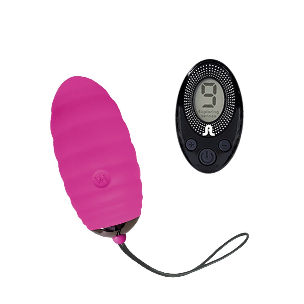 AD40721 Виброяйце Adrien Lastic Ocean Breeze Pink із пультом ДУ