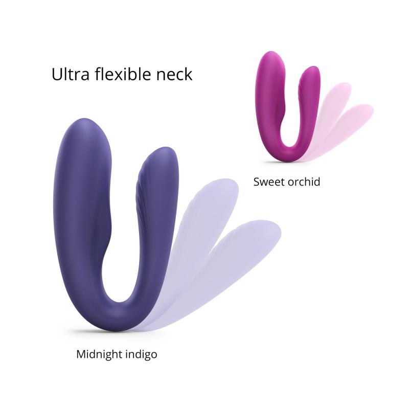 SO6250 Вібратор для пар із пультом ДК Love To Love MATCH UP - MIDNIGHT INDIGO