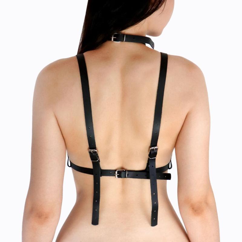 SO8323 Женская портупея Art of Sex - Delaria Leather harness, Черный L-2XL
