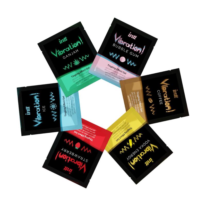 SO3803 Набор пробников жидкого вибратора Intt Vibration Six Flavor Mix (12 по 5 мл)