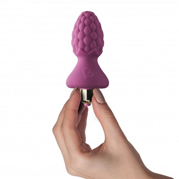 RO1491 Анальний вібростимулятор Rocks Off Ass-Berries 7 Raspberry