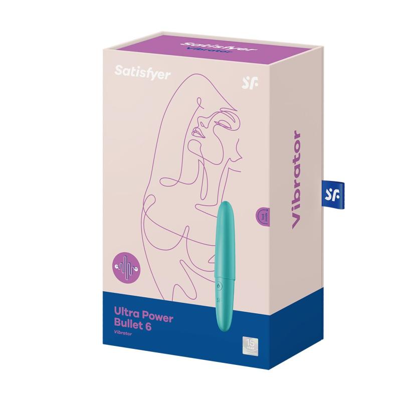 SO5434 Мінівібратор Satisfyer Ultra Power Bullet 6 Turquoise