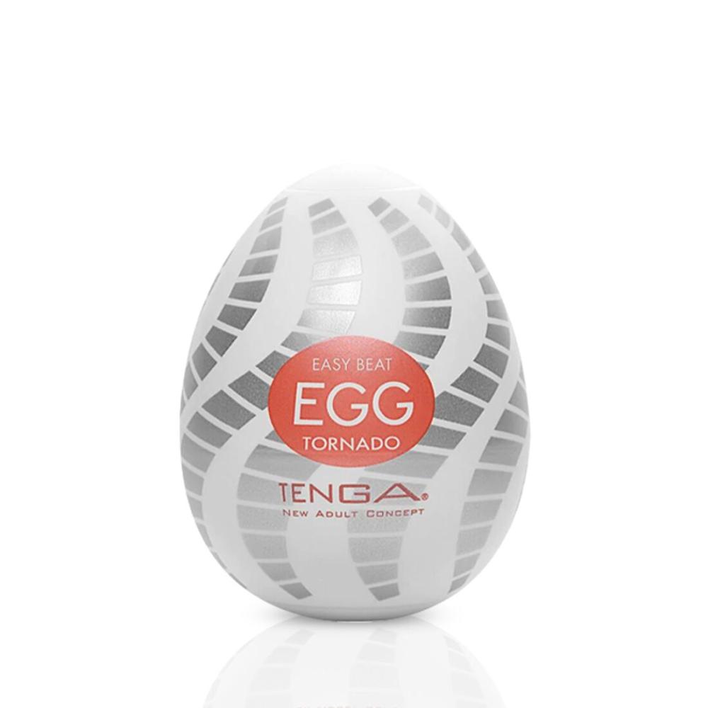 SO5490 Мастурбатор-яйце Tenga Egg Tornado зі спірально-геометричним рельєфом