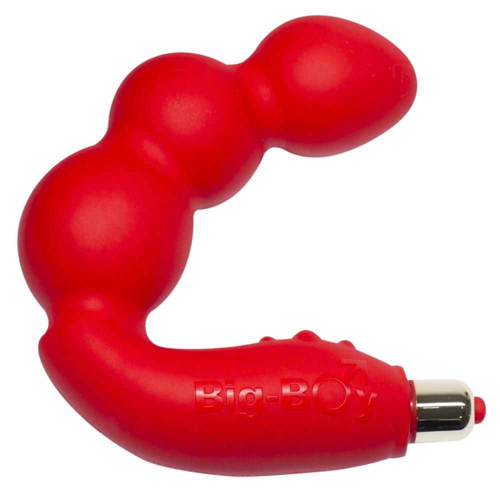 RO1685 Вібромасажер простати Rocks Off Big-Boy Red,  масаж промежини, макс. діаметр 4,5 см