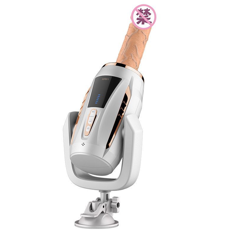 SO3020 Секс машина на присоску Leten Wolverine з фалоімітатором, амплітуда 3-5 см