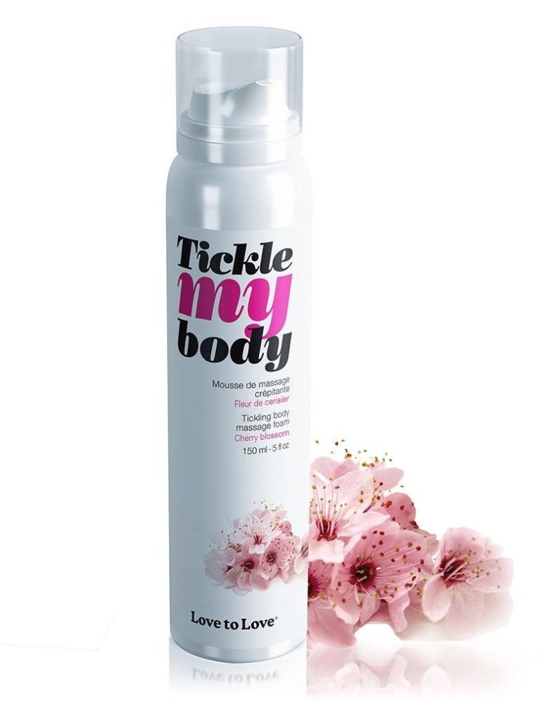 SO2714 Массажная пена Love To Love TICKLE MY BODY Cherry Blossom (150 мл) увлажняющая