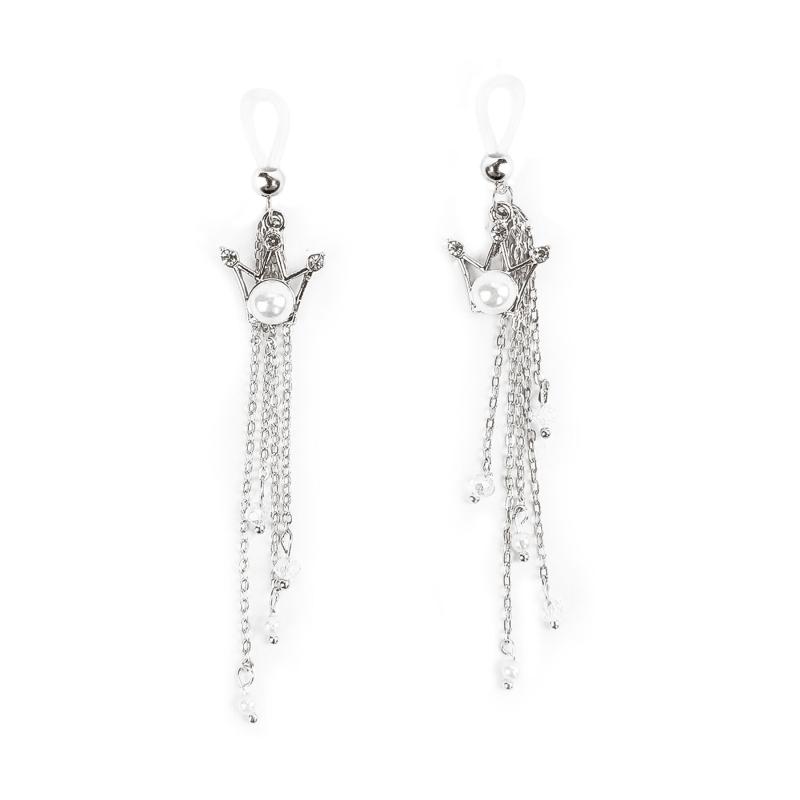 SO7458 Прикраси на соски Art of Sex - Crown, Срібло