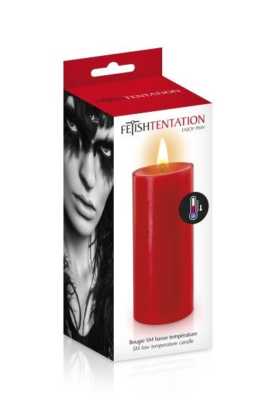 SO3755 БДСМ-cвічка низькотемпературна Fetish Tentation SM Low Temperature Candle Red